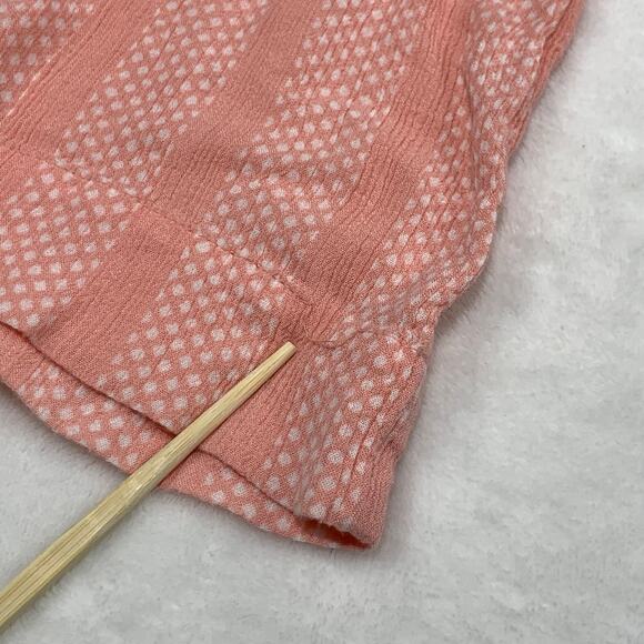 Anthropologie Maeve Small Nell Peach Pink Wide Leg Culottes Pants Beachy - Picture 6 of 11